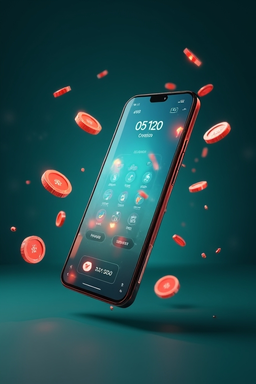 Móvil con la app de Ivybet Casino