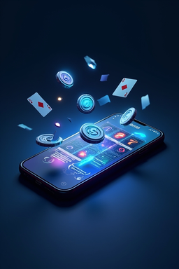 Smartphone con la app de Ivybet Casino