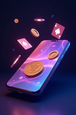 Móvil con la app de Ivybet Casino